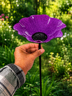 Estaca Bebedero para pájaros y abejas de Jardín