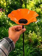 Estaca Bebedero para pájaros y abejas de Jardín